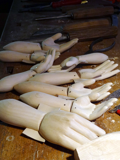 Articulation des mains