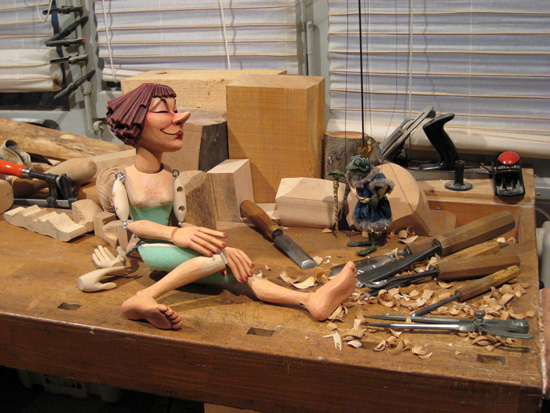 Marionnette avant l'habillage