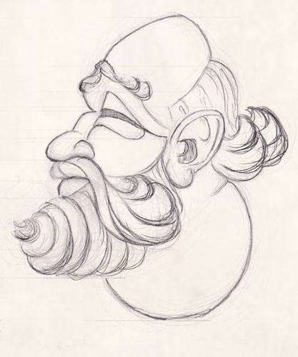 St. Pierre, esquisse préparatoire