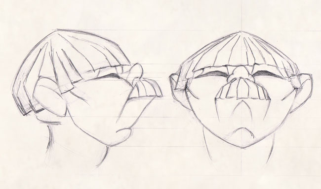 Le Chasseur, esquisse préparatoire