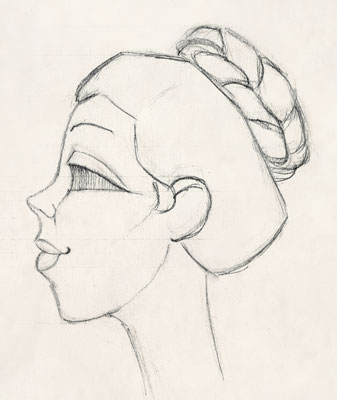 Marei, esquisse préparatoire