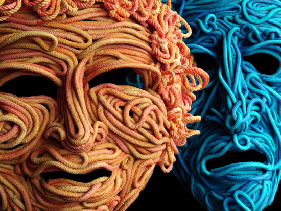 La mère et le père, masques