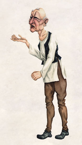 Le Père, maquette couleur